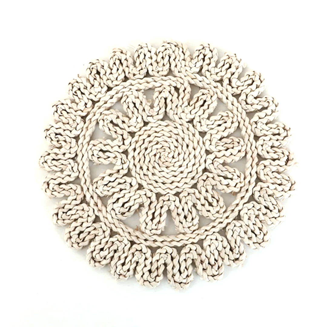 Boho Placemat, Double Flower
