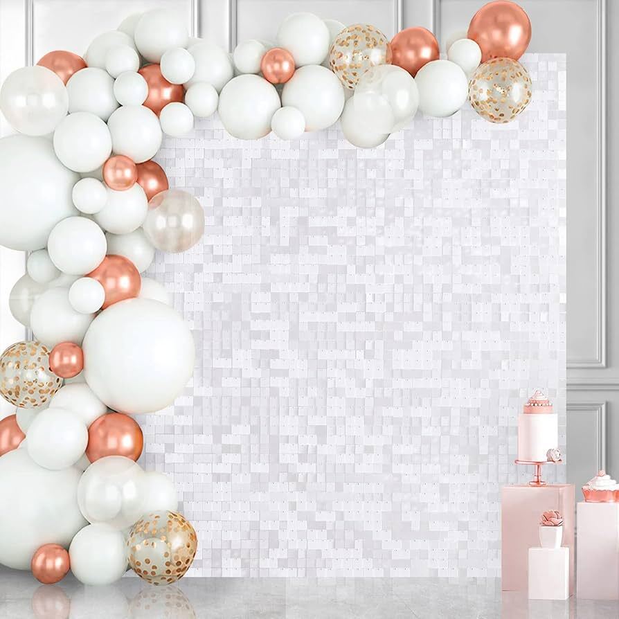White Shimmer Wall