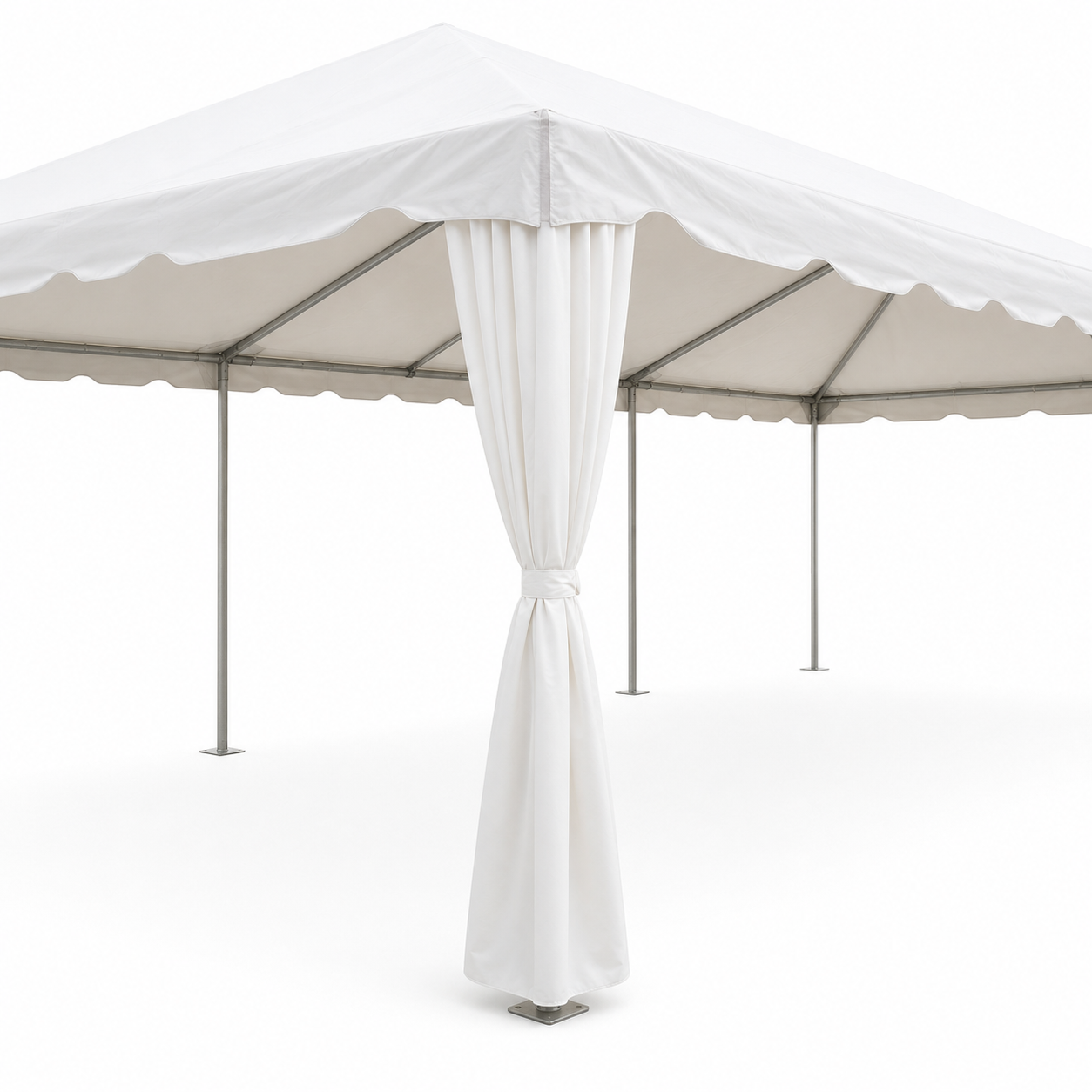 Tent Leg Drapes, Off White